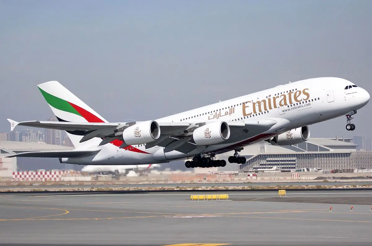 Самолёт авиакомпании Emirates